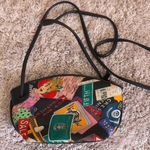Nicole Miller Colorful Graphic Crossbody Bag